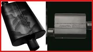 Flowmaster 942546 Super 44 Muffler - 2.50 Offset IN / 2.50 Center OUT - Aggressive Sound, Black