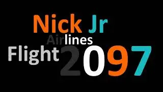 Nick Jr Airlines Flight 2097 Logo Animation