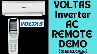 Voltas AC റിമോട്ട് എങ്ങനെ ഉപയോഗിക്കാം | How to use Voltas Inverter AC Remote | Voltas AC Remote Demo