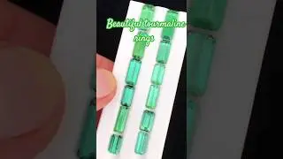 Green tourmaline rings #tourmaline #shorts #youtubeshorts
