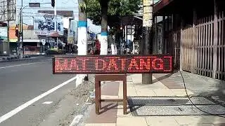 Real Test High Quality Running Text Outdoor ...