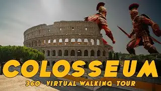 360&deg; VR Virtual Walking Tour Explore the Colosseum's Exterior in Rome, Italy