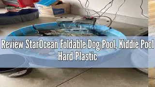 Review StarOcean Foldable Dog Pool, Kiddie Pool Hard Plastic Pool for Kids, Swimming Pool for Dogs,