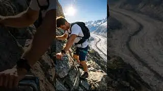 Epic Via Ferrata Adventure Above Aletsch Glacier | Extreme Alps Hiking