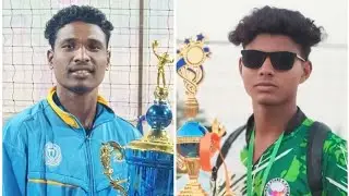 Praveen vs Rajesh Single afence Match #Volleyball #Volleyball lovers #Match full fir 💥💥