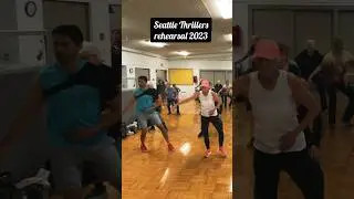 Seattle Thrillers rehearsal OCT-21-2023. 🧟&zwj;♂️ 🧟&zwj;♀️ 🧟 Gearing up for Thrill the World 2023