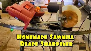 Homemade Bandsaw Sawmill Blade Sharpener