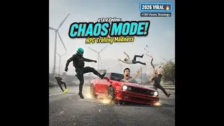GTA V Online Chaos : Tactical NPC Trolling & Car Kicking Madness
