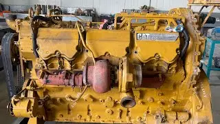 Caterpillar c32 full head overhaul opening #caterpillar #viralvideo#tranding