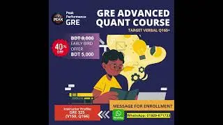 GRE Advanced Quant Course from Peak Performance GRE #gre #grepreparation #greQuant #greprep