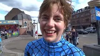 Spiderbubble - Entertainment in the neighborhood (It was so fun) #zorbball #bubble