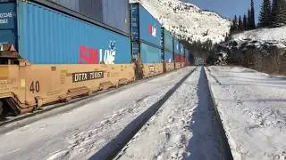 Q107 CN 3841W @ Mile 207.0 CN Edson Sub (Miette, AB)