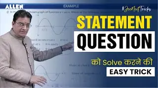 Tips for JEE/NEET Aspirants➡️ How to Understand Statement Questions correctly| Smart Trick by BM SIR