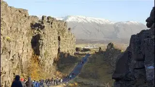 Walking between Tectonic Plates - Visiting Thingvellir National Park
