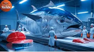 How Premium Ocean Tuna Sashimi Is Made | Inside the Processing Facility