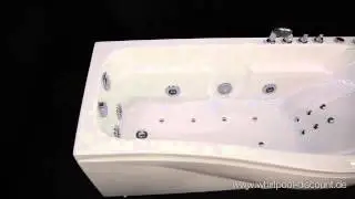 Whirlpool Badewanne Whirlwanne Dublin von www.badtraum24.de