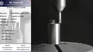 GLOWING carbide while milling K-40 UF with PCD.