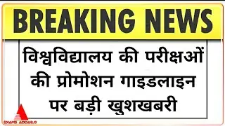 All Universities Promotion News Today || प्रोमोशन पर फ़ैसला 😊