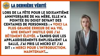 À La Fête, Ma Mère M'a Traitée D'inutile À Cause De Ma Carrière, Alors Je Lui Ai Montré Qui Détenait