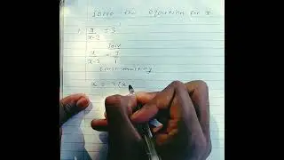 Step by step solving equation #mathematics #maths 