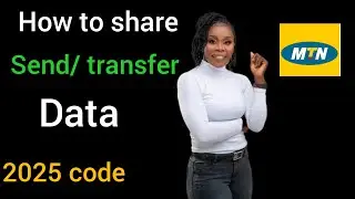 Как поделиться, отправить/перенести пакеты данных MTN на MTN#mtn
