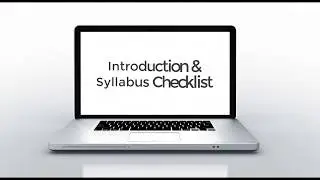SWC Online Evaluation Forms: Introduction and Syllabus Checklist