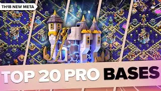 NEW TOP 20 TH18 LEGEND* + WAR BASE LINKS | BEST TH18 ANTI 3 STAR DEFENCE BASES IN CLASH OF CLANS 🔥