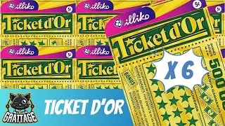 🍀 Mission Grattage - 6 x TICKET D'OR 🎟️