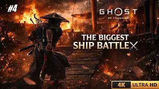 The Biggest Ship Battle ⚔️ | Mongol Army Showdown | Ghost of Tsushima
