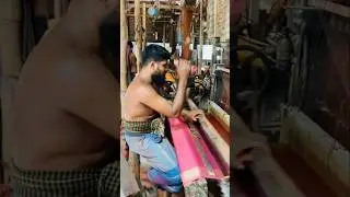 How Katan Saree Make in Handloom Factory #howto #katansaree #handloom