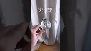 Diamond curtain rods 😍 #amazon #amazonfinds #amazonhaul #home #amazonhome #decor ￼