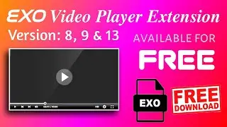 kodular free Exo Video Player Extension version 8, 9 & 13