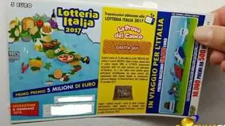 ANAGNI: Vinto il primo premio Lotteria Italia del 07-01-2018