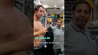 Luke Damant buys $5 Polo shirt 🇮🇳 #shorts