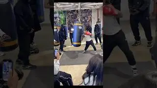 Gervonta Tank Davis Rips Light Bag 👀💨 #JakeTank #TankDavis #gervontadavis