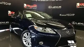 Used 2013 Blue Deep Sea Lexus ES 350 Navigation In Depth Review | Lethbridge Alberta