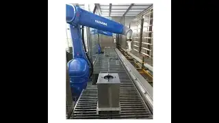 Auto parts automatic robot spray painting line manufacturer