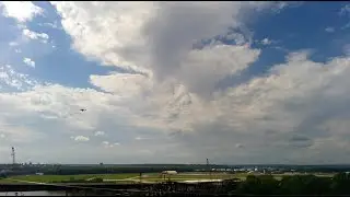 Timelapse of a Bombardier Challenger 600 Jet flying from the Charles Wheeler Airport! #jet #flying