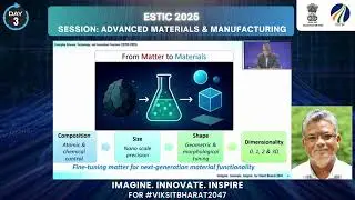Day 3 #ESTIC2025 | Prof. Giridhar U.R. Kulkarni - Advanced Materials & Manufacturing Highlights