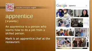 Apprentice : C1 level english vocabulary lesson, www.LipLix.com