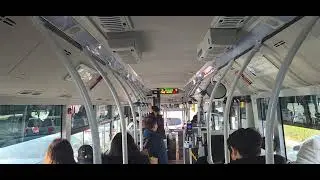 충무공동행정복지센터/중흥 더퍼스트~판문동행정복지센터 부산교통 진주 290번 2024년 11월식 현대 일렉시티2 EV 주행영상