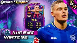 WIRTZ 92 FUTURE STAR PLAYER REVIEW /// FIFA 22 PLAYER REVIEW