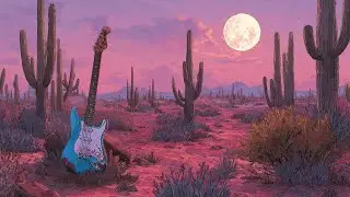 Moonlit Desert Guitar Instrumental | Psychedelic Desert Rock