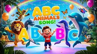 ABC Animal Song for Kids | Fun A to Z Animal Adventure | abc animals alphabet animals | animal song