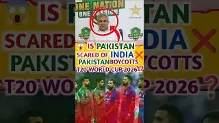 Pakistan Boycotts T20 World Cup 2026?😱#cricket #Shorts #india #pakistan #BCCI #PCB #T20WorldCup2026