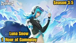 Luna Snow Cool Summer 1 Hour of Gameplay | Marvel Rivals | Season 3.5