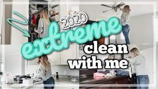 WHOLE HOUSE CLEAN WITH ME 2020 / ULTIMATE ALL DAY SPEED CLEAN & DECLUTTER / CLEANING MOTIVATION