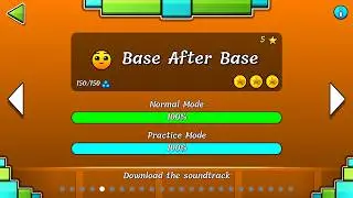 Geometry Dash: Base After Base (All Three Secret Coins) - Axiom
