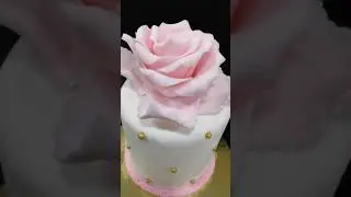 Fondant Mini Cake Perfect Elegant Design #shorts @Junito Cake Design Ideas