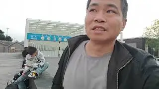 一个人坐火车旅行，到达广西第一次坐拼车真便宜，路边吃大餐 #自驾游 #穷游 #旅行